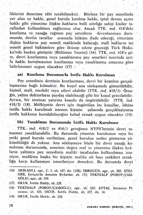 Pay Senetleri