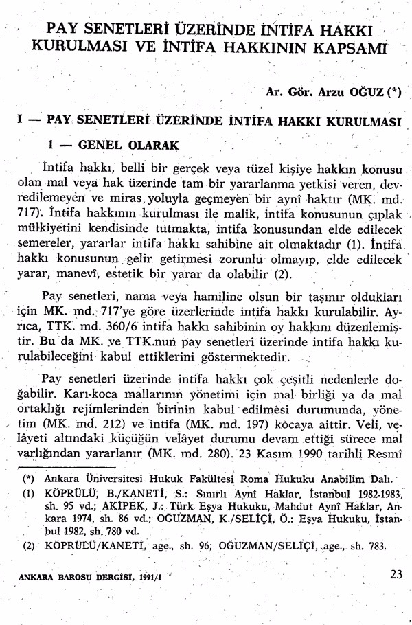 Pay Senetleri